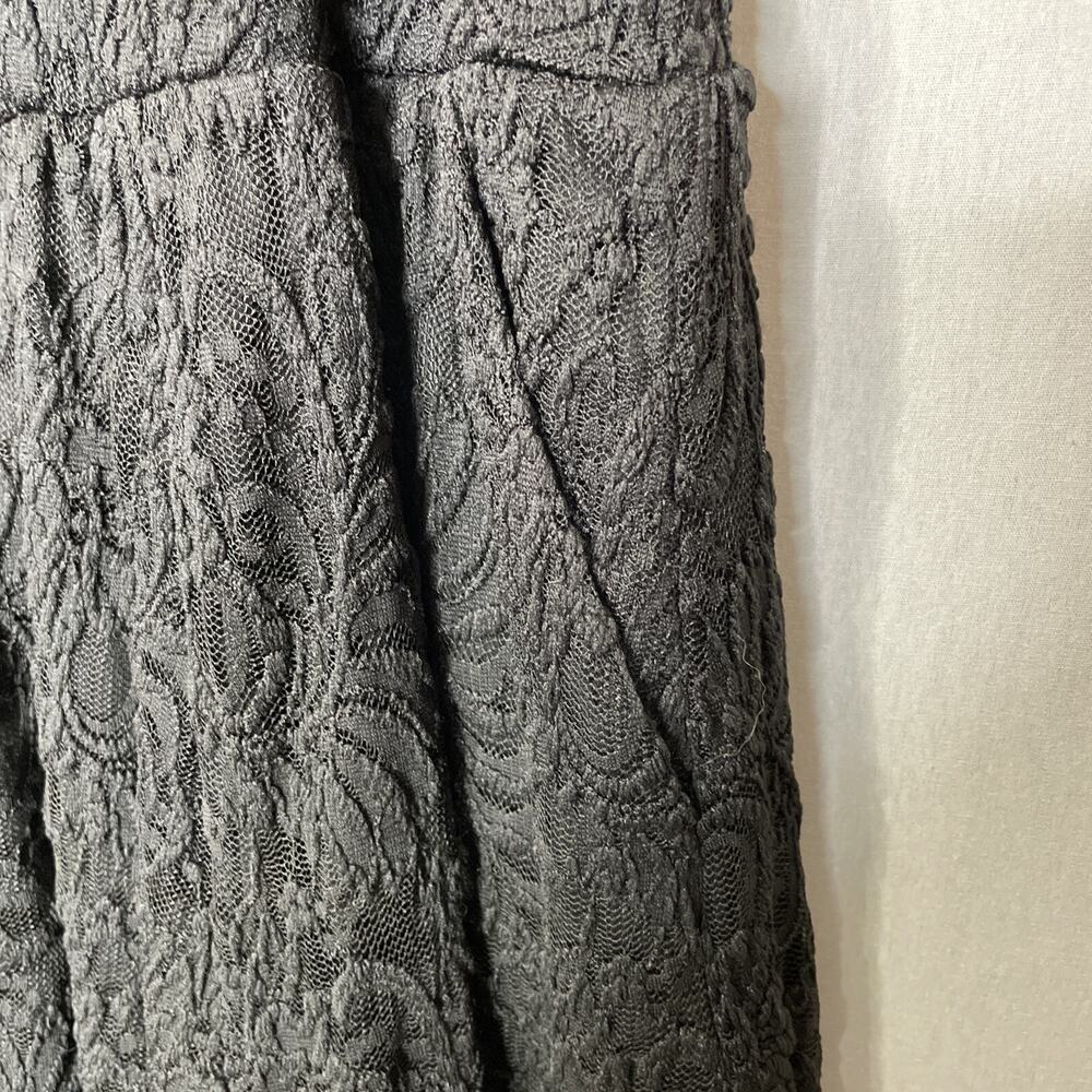 Torrid Midi Dress SZ 3X Solid Black Dark Fairy Grunge Witchy Gothic Whimsigoth - Picture 5 of 14
